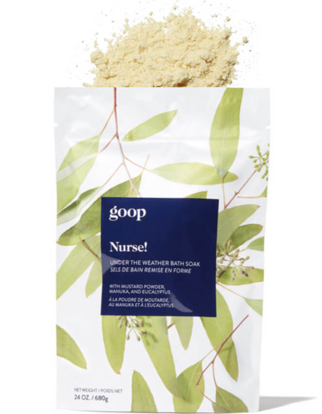 goop Beauty Nurse! Under the Weather Bath Soak